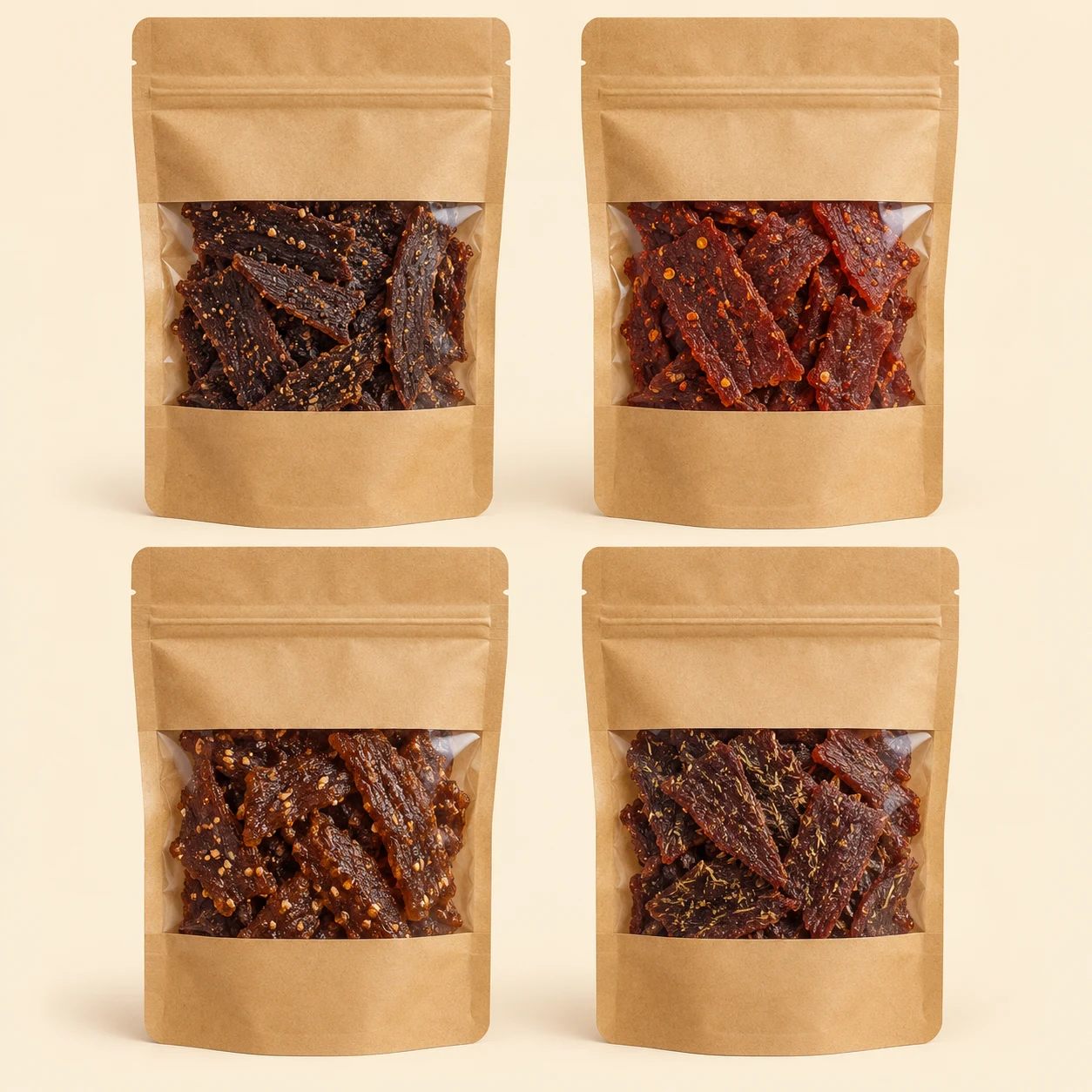 Four-flavour tasting pack